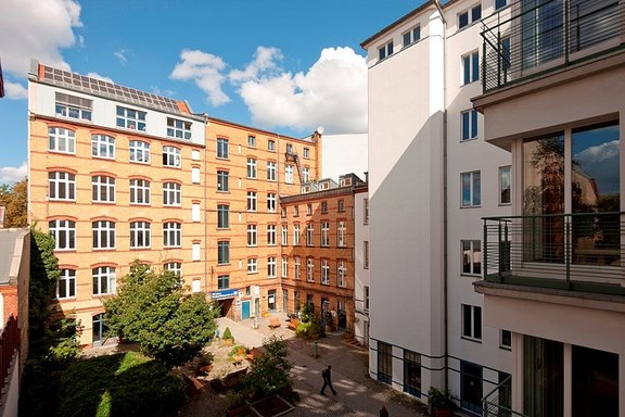 Panorama Foto vom Hof der Weiberwirtschaft
