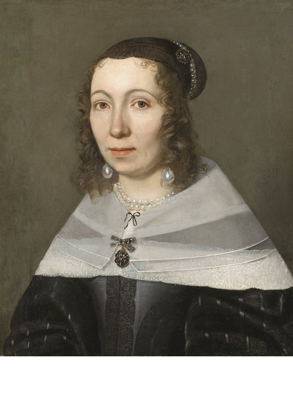 Geburtstagskarte der WeiberWirtschaft 2020: Jacob Marrel: Bildnis der Maria Sibylla Merian (1647-1717), 1679 (Kunstmuseum Basel)