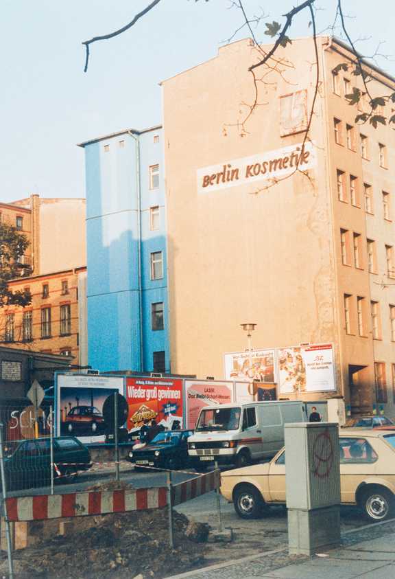 März 1992: Das Grundstück der ehemaligen Berlin Kosmetik in der Anklamer Straße