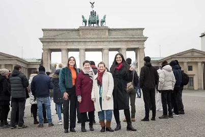WeiberWirtschaft-Team am Brandenburger Tor