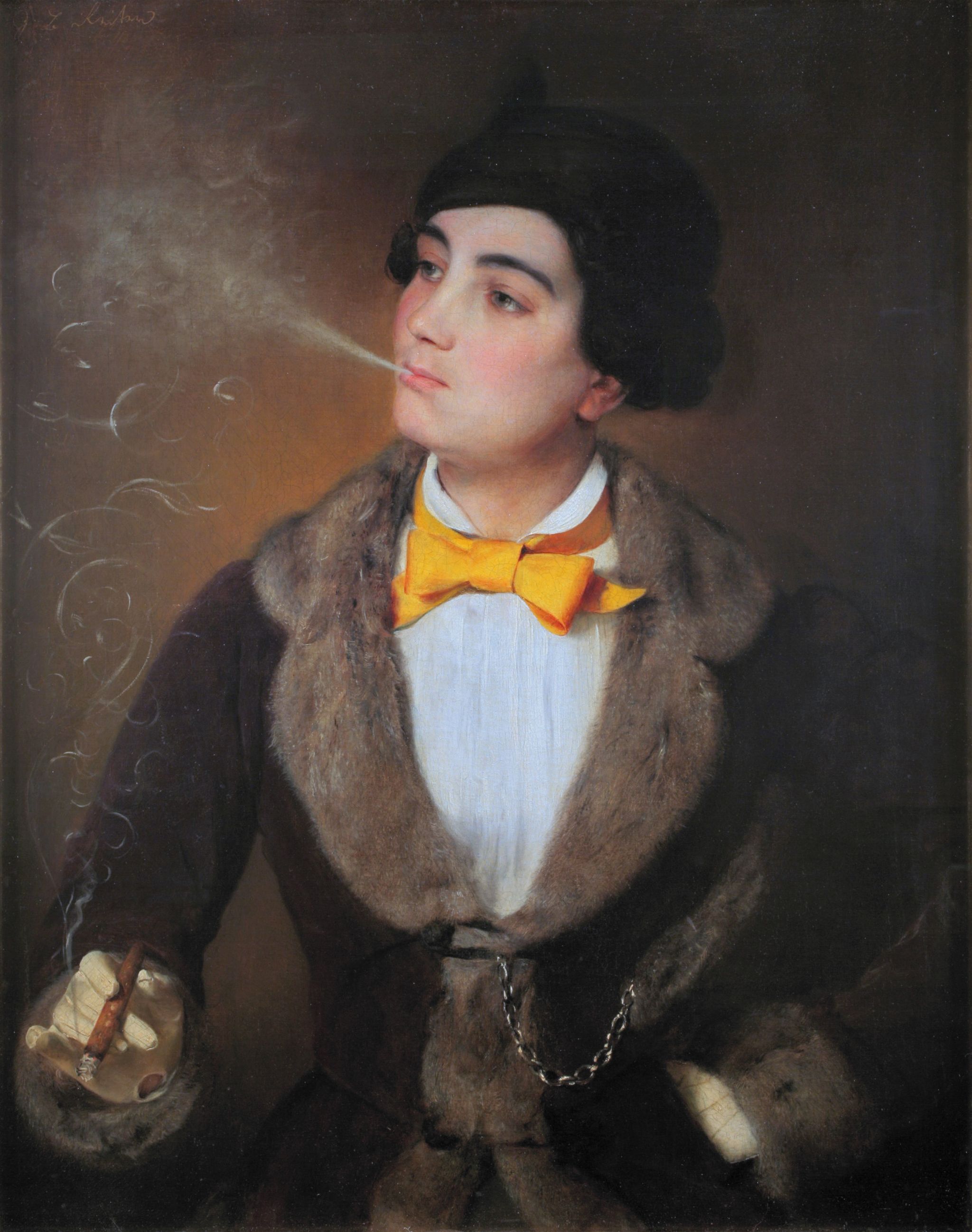 Louise Aston: Gemälde von Johann Baptist Reiter (1813–1890), Österreichisches Nationalmuseum