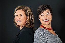 Andrea Schirmacher und Katja von der Bey 